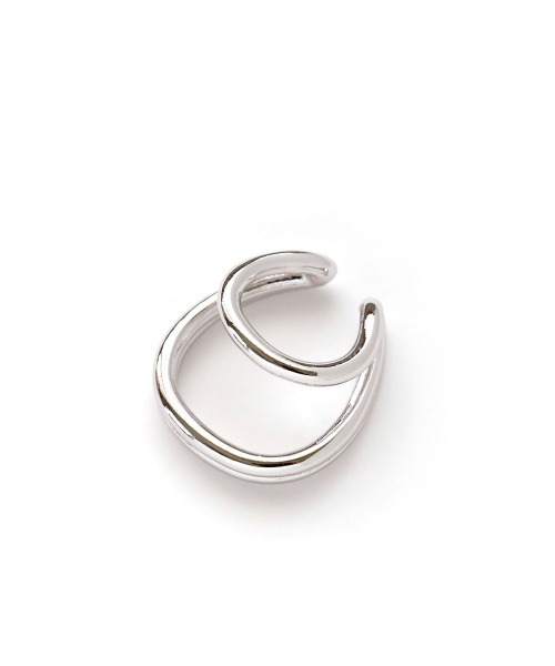 colleca la（コレカラ）の「2連イヤーカフ（イヤーカフ・レディース・シルバー/ゴールド・ﾌﾘ-）」の6枚目の写真