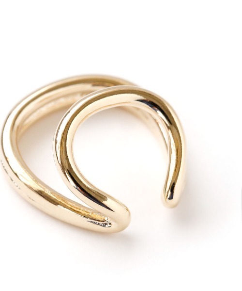 colleca la（コレカラ）の「2連イヤーカフ（イヤーカフ・レディース・シルバー/ゴールド・ﾌﾘ-）」の4枚目の写真