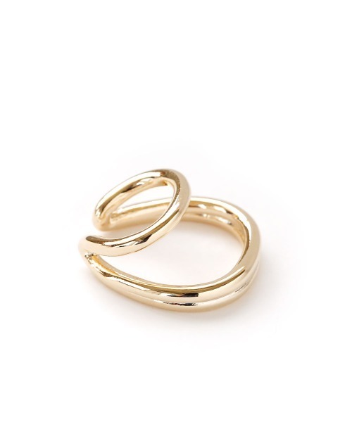 colleca la（コレカラ）の「2連イヤーカフ（イヤーカフ・レディース・シルバー/ゴールド・ﾌﾘ-）」の3枚目の写真