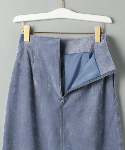 BEAUTY&YOUTH UNITED ARROWS（ビューティーアンドユースユナイテッドアローズ）の「BY ベロアタイトロングスカート2 ◆（スカート・レディース・オリーブ/モカ/ライトブルー・SMALL/MEDIUM）」の18枚目の写真