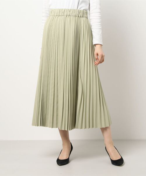 INTERPLANET（インタープラネット）の「リバーシブル配色タフタスカート（スカート・レディース・パープル/サックスブルー/オレンジ・FREE）」の8枚目の写真