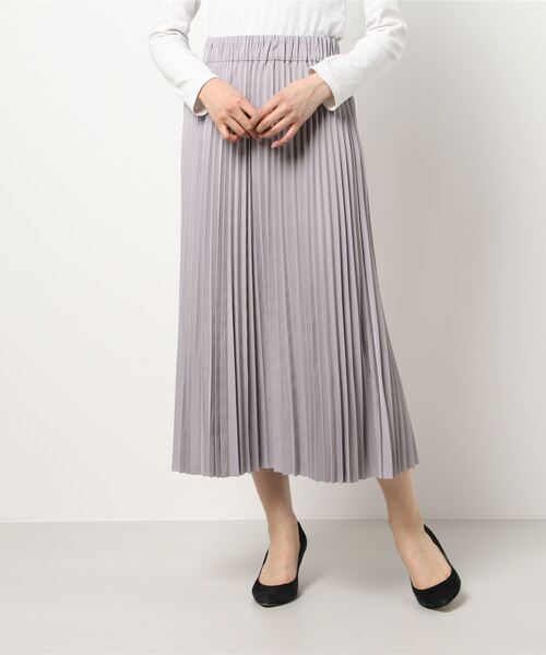 INTERPLANET（インタープラネット）の「リバーシブル配色タフタスカート（スカート・レディース・パープル/サックスブルー/オレンジ・FREE）」の5枚目の写真