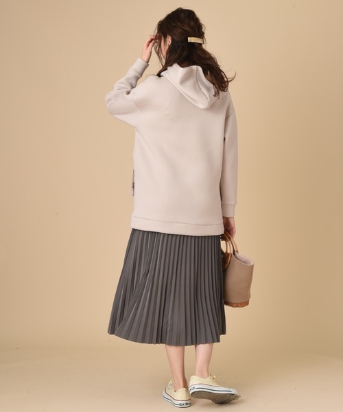 INTERPLANET（インタープラネット）の「リバーシブル配色タフタスカート（スカート・レディース・パープル/サックスブルー/オレンジ・FREE）」の14枚目の写真