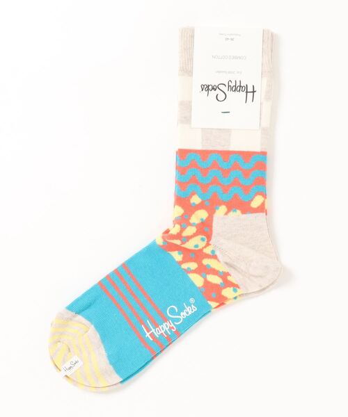 Happy Socks(ハッピーソックス)の「HAPPY SOCKS/キャッチーデザインソックス(ソックス/靴下・レディース・ブラック系その他3/ブルー系その他6/ブラック系その他6/ブルー系その他4/グレー/ホワイト系その他2/ブルー系その他3/ダークグリーン・SMALL/MEDIUM)」の5枚目の写真