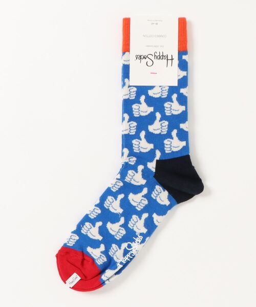 Happy Socks(ハッピーソックス)の「HAPPY SOCKS/キャッチーデザインソックス(ソックス/靴下・レディース・ブラック系その他3/ブルー系その他6/ブラック系その他6/ブルー系その他4/グレー/ホワイト系その他2/ブルー系その他3/ダークグリーン・SMALL/MEDIUM)」の7枚目の写真