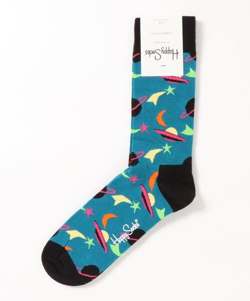 Happy Socks(ハッピーソックス)の「HAPPY SOCKS/キャッチーデザインソックス(ソックス/靴下・レディース・ブラック系その他3/ブルー系その他6/ブラック系その他6/ブルー系その他4/グレー/ホワイト系その他2/ブルー系その他3/ダークグリーン・SMALL/MEDIUM)」の6枚目の写真