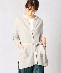 クルーネック カーディガン