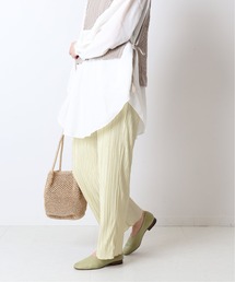 Simplicite | マイクロプリーツイージーパンツ◆(その他パンツ)