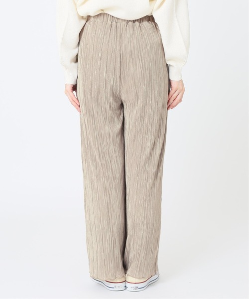 Simplicite（サンプリシテ）の「マイクロプリーツイージーパンツ◆（その他パンツ・レディース・ベージュ/イエロー/グレー系その他・FREE）」の18枚目の写真