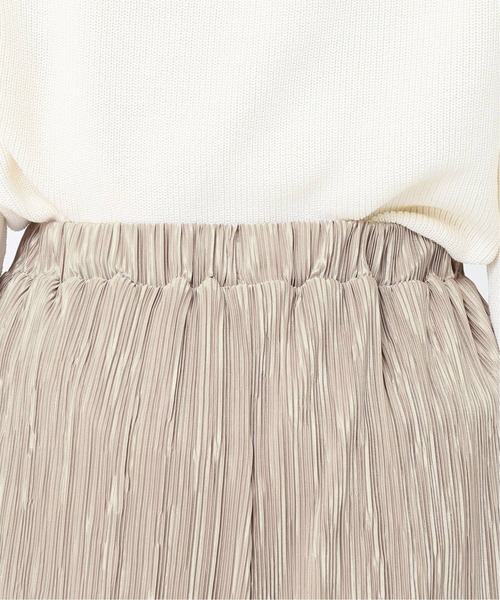 Simplicite（サンプリシテ）の「マイクロプリーツイージーパンツ◆（その他パンツ・レディース・ベージュ/イエロー/グレー系その他・FREE）」の19枚目の写真