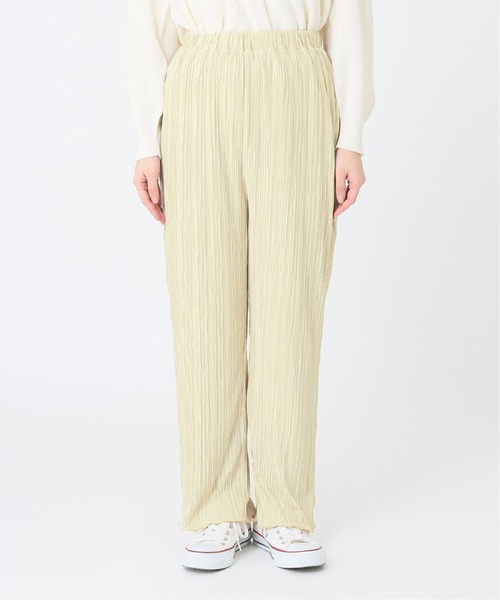 Simplicite（サンプリシテ）の「マイクロプリーツイージーパンツ◆（その他パンツ・レディース・ベージュ/イエロー/グレー系その他・FREE）」の16枚目の写真