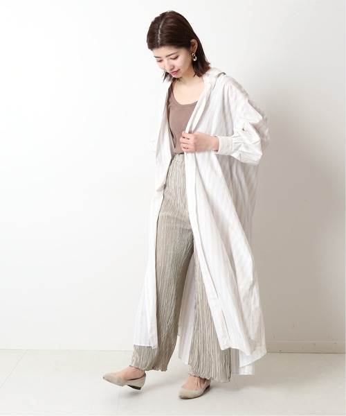 Simplicite（サンプリシテ）の「マイクロプリーツイージーパンツ◆（その他パンツ・レディース・ベージュ/イエロー/グレー系その他・FREE）」の8枚目の写真