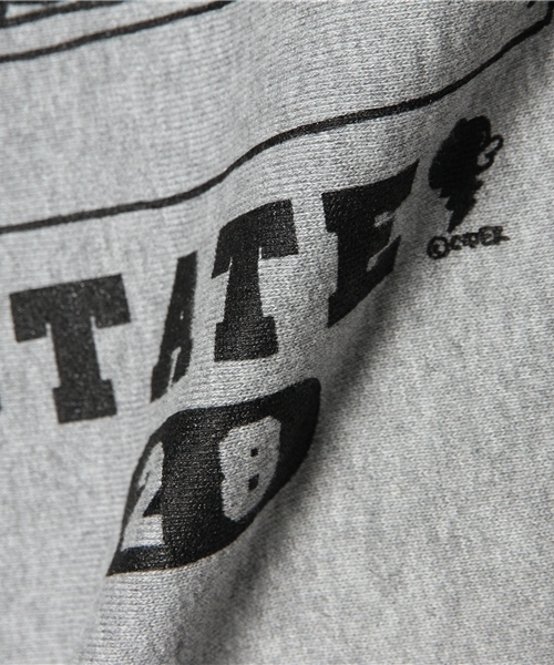 TOKYO CULTUART by BEAMS(トウキョウカルチャートバイビームス)の「かせきさいだぁ / SOBASTATE SWEAT SHIRT(スウェット・メンズ・グレー/ネイビー・SMALL/LARGE/X-LARGE/MEDIUM)」の15枚目の写真