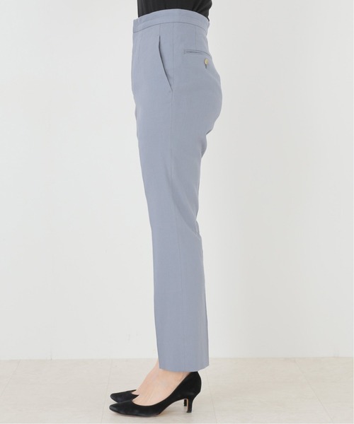 SLOBE IENA（スローブイエナ）の「麻ストレッチ ストレートパンツ【手洗い可能】◆（その他パンツ・レディース・チャコールグレー/サックスブルー/ピンク/アイボリー・40/38/36）」の16枚目の写真