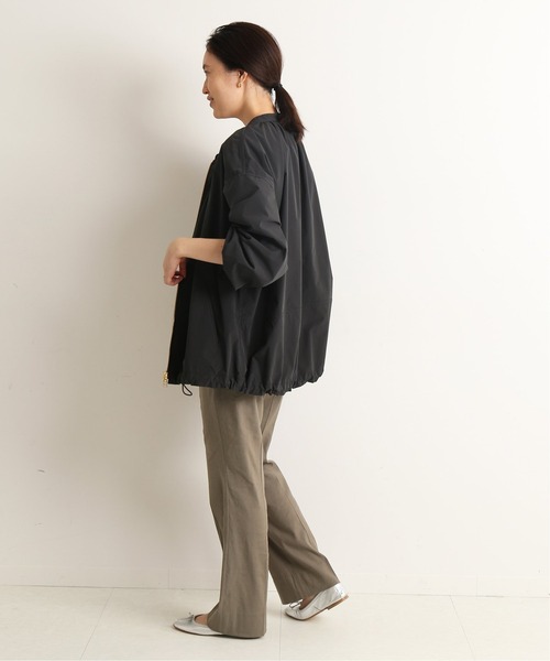 SLOBE IENA（スローブイエナ）の「麻ストレッチ ストレートパンツ【手洗い可能】◆（その他パンツ・レディース・チャコールグレー/サックスブルー/ピンク/アイボリー・40/38/36）」の8枚目の写真