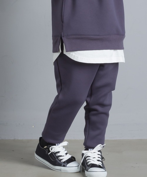 OMNES Another Edition（オムネス アナザーエディション）の「キッズ ストレッチダンボールニット イージーパンツ（その他パンツ・キッズ・ブルー/ホワイト系その他/チャコール・130/100/120/140/110）」の13枚目の写真