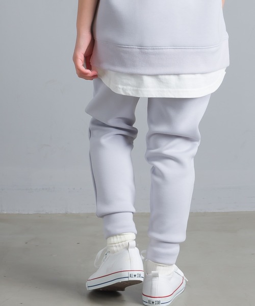 OMNES Another Edition（オムネス アナザーエディション）の「キッズ ストレッチダンボールニット イージーパンツ（その他パンツ・キッズ・ブルー/ホワイト系その他/チャコール・130/100/120/140/110）」の16枚目の写真