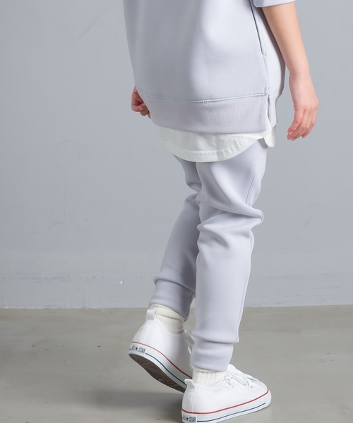 OMNES Another Edition（オムネス アナザーエディション）の「キッズ ストレッチダンボールニット イージーパンツ（その他パンツ・キッズ・ブルー/ホワイト系その他/チャコール・130/100/120/140/110）」の22枚目の写真