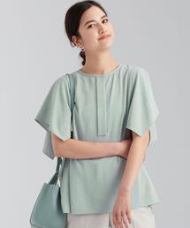 green label relaxing | FFC スクエア スリーブ とろみ ブラウス(シャツ/ブラウス)