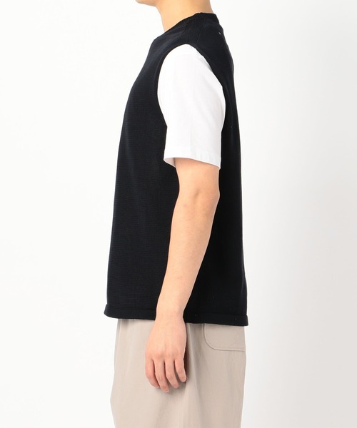 THIBAULT VAN DER STRAETE（ティボー・ヴァン・ダル・ストラット）の「【THIBAULT VAN DER STRAETE】ニットベスト MEN（ベスト・メンズ・ブラック/ベージュ/グレイッシュベージュ・LARGE/MEDIUM）」の9枚目の写真