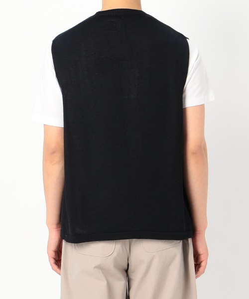 THIBAULT VAN DER STRAETE（ティボー・ヴァン・ダル・ストラット）の「【THIBAULT VAN DER STRAETE】ニットベスト MEN（ベスト・メンズ・ブラック/ベージュ/グレイッシュベージュ・LARGE/MEDIUM）」の10枚目の写真