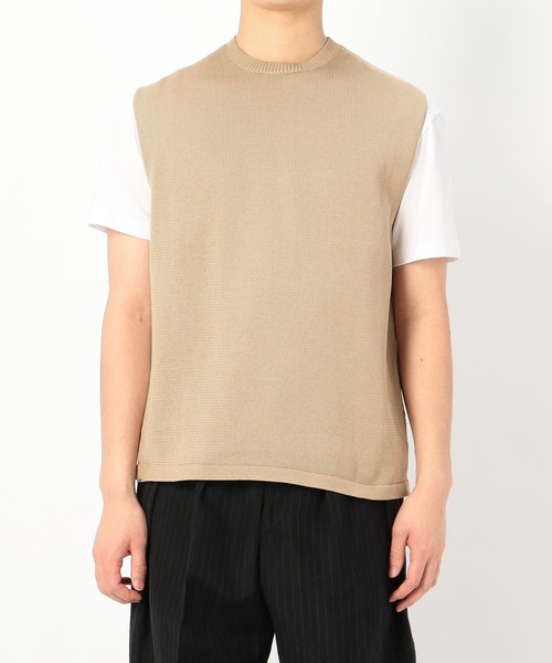 THIBAULT VAN DER STRAETE（ティボー・ヴァン・ダル・ストラット）の「【THIBAULT VAN DER STRAETE】ニットベスト MEN（ベスト・メンズ・ブラック/ベージュ/グレイッシュベージュ・LARGE/MEDIUM）」の16枚目の写真