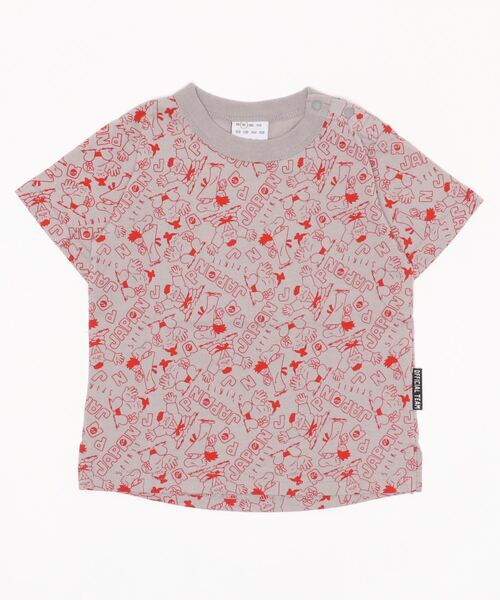 OFFICIAL TEAM(オフィシャルチーム)の「2021 JAPAN T-SHIRT(Tシャツ/カットソー・キッズ・ホワイト/グレー・90/100/110/120/130/140)」の2枚目の写真