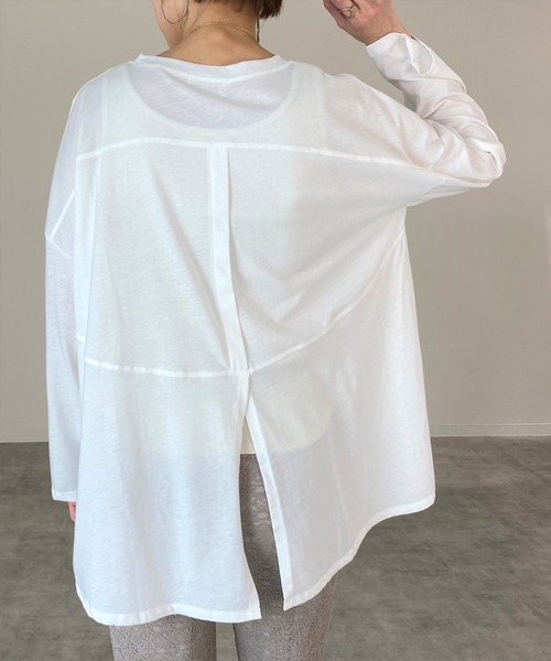 セール】 バックスリットロングTシャツ （Tシャツ）｜KBF