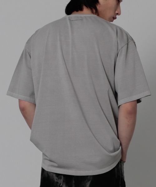 FLAVORISM(フレーバリズム)の「【FLAVORISM 】ビートニック ビンテージピグメントティーシャツ(Tシャツ/カットソー・メンズ・ライトベージュ/ライトグレー/チャコール・MEDIUM/LARGE/X-LARGE)」の6枚目の写真