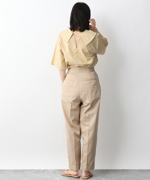 A part by(アパートバイ)の「チノバルーンパンツ 947186(チノパンツ・レディース・ベージュ/キャメル/カーキ・MEDIUM/LARGE)」の10枚目の写真