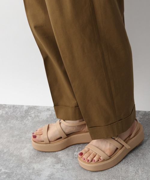 A part by(アパートバイ)の「チノバルーンパンツ 947186(チノパンツ・レディース・ベージュ/キャメル/カーキ・MEDIUM/LARGE)」の18枚目の写真