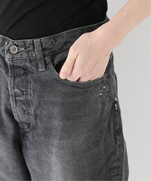 JOURNAL STANDARD LUXE（ジャーナルスタンダード　ラックス）の「リュウカBKデニムルーズテーパー8ブタケ4PK（デニムパンツ・レディース・ブラック・SMALL/MEDIUM/LARGE）」の8枚目の写真