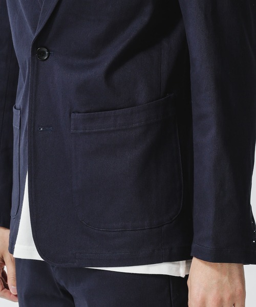 NANO universe（ナノユニバース）の「《WEB限定》ストレッチツイル2Bジャケット（テーラードジャケット・メンズ・ブラック/ベージュ/ネイビー・マルチサイズ）」の6枚目の写真