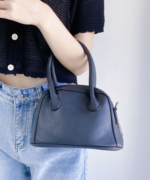 CLEA（クレア）の「2WAYラウンドボストンバッグ（ボストンバッグ・レディース・ブラック/イエロー/ブルー・FREE）」の11枚目の写真