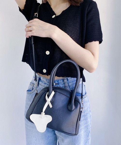 CLEA（クレア）の「2WAYラウンドボストンバッグ（ボストンバッグ・レディース・ブラック/イエロー/ブルー・FREE）」の10枚目の写真