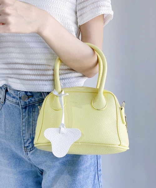 CLEA（クレア）の「2WAYラウンドボストンバッグ（ボストンバッグ・レディース・ブラック/イエロー/ブルー・FREE）」の15枚目の写真