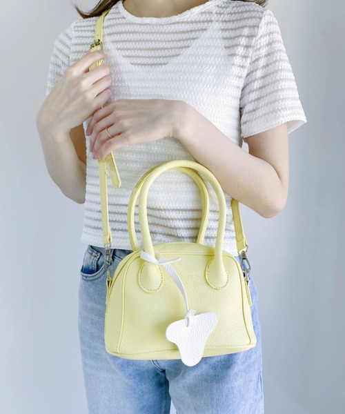 CLEA（クレア）の「2WAYラウンドボストンバッグ（ボストンバッグ・レディース・ブラック/イエロー/ブルー・FREE）」の14枚目の写真