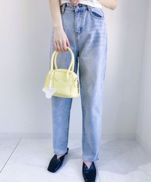 CLEA（クレア）の「2WAYラウンドボストンバッグ（ボストンバッグ・レディース・ブラック/イエロー/ブルー・FREE）」の7枚目の写真