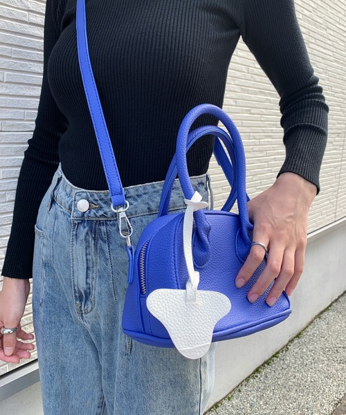 CLEA（クレア）の「2WAYラウンドボストンバッグ（ボストンバッグ・レディース・ブラック/イエロー/ブルー・FREE）」の20枚目の写真