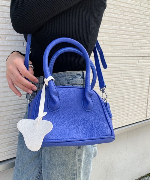 CLEA（クレア）の「2WAYラウンドボストンバッグ（ボストンバッグ・レディース・ブラック/イエロー/ブルー・FREE）」の22枚目の写真