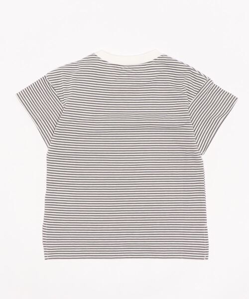 GLOBAL WORK（グローバルワーク）の「【キッズ】シャーベッTEEボーダー/940133（Tシャツ/カットソー・キッズ・ブラック/アイボリー/グレー・100cm/120cm/110cm/140cm/130cm/150cm/160cm）」の22枚目の写真