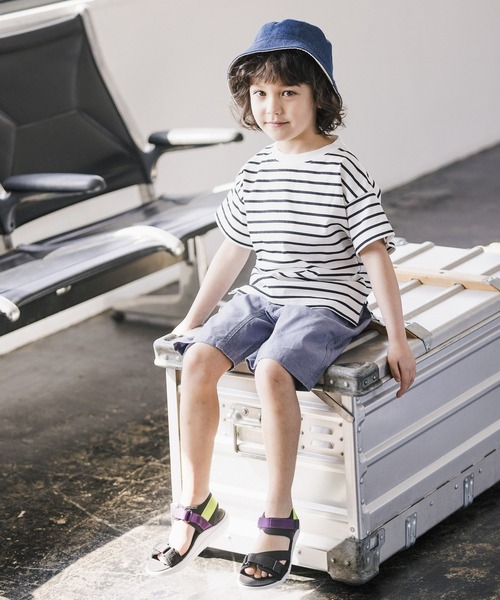 GLOBAL WORK（グローバルワーク）の「【キッズ】シャーベッTEEボーダー/940133（Tシャツ/カットソー・キッズ・ブラック/アイボリー/グレー・100cm/120cm/110cm/140cm/130cm/150cm/160cm）」の4枚目の写真