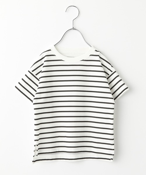 GLOBAL WORK（グローバルワーク）の「【キッズ】シャーベッTEEボーダー/940133（Tシャツ/カットソー・キッズ・ブラック/アイボリー/グレー・100cm/120cm/110cm/140cm/130cm/150cm/160cm）」の9枚目の写真