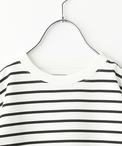 GLOBAL WORK（グローバルワーク）の「【キッズ】シャーベッTEEボーダー/940133（Tシャツ/カットソー・キッズ・ブラック/アイボリー/グレー・100cm/120cm/110cm/140cm/130cm/150cm/160cm）」の12枚目の写真