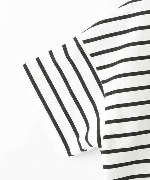 GLOBAL WORK（グローバルワーク）の「【キッズ】シャーベッTEEボーダー/940133（Tシャツ/カットソー・キッズ・ブラック/アイボリー/グレー・100cm/120cm/110cm/140cm/130cm/150cm/160cm）」の13枚目の写真