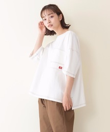 【DICKIES/ディッキーズ】ミニ裏毛ワイドフィット（ビッグシルエット）Ｔシャツ　ワンポイントブランドロゴ