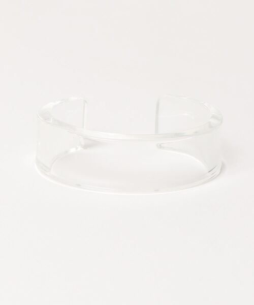 clear（クリア）の「クリアバングル（バングル/リストバンド・レディース・グリーン/アイボリー/クリア・F）」の3枚目の写真