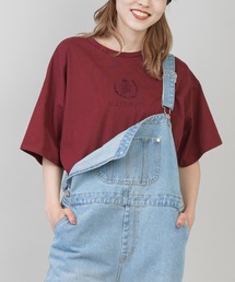 SPINNS | 【ゆったりシルエット】古着風エンブレムデザイン 半袖Tシャツ(Tシャツ/カットソー)