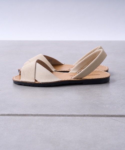 PUAL CE CIN（ピュアルセシン）の「【Germinale/ジェルミナ－レ】CROSS　STRAP　SANDAL：サンダル（サンダル・レディース・ベージュ/ブラウン系その他・LARGE/MEDIUM）」の10枚目の写真
