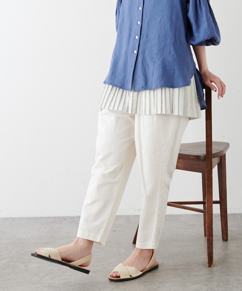 PUAL CE CIN（ピュアルセシン）の「【Germinale/ジェルミナ－レ】CROSS　STRAP　SANDAL：サンダル（サンダル・レディース・ベージュ/ブラウン系その他・LARGE/MEDIUM）」の6枚目の写真